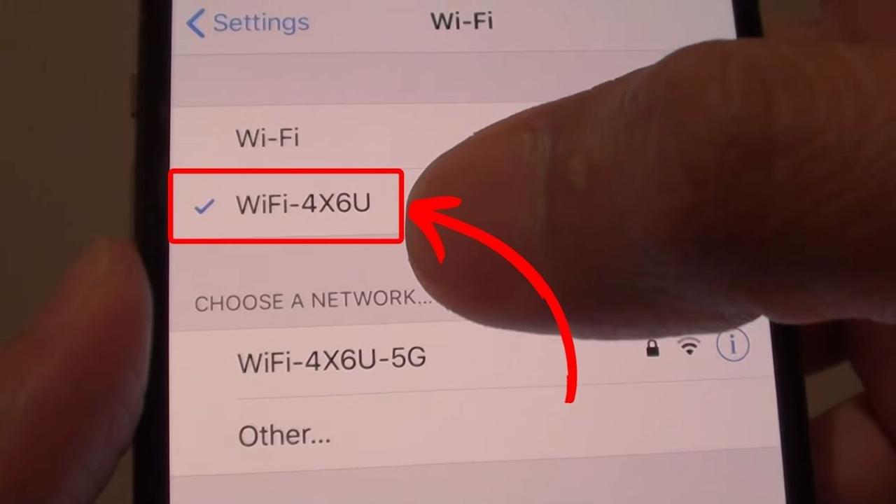 How to check your wifi ghz on iphone